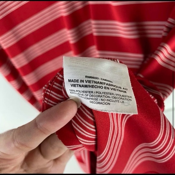 NIKE GOLF Red Striped Polo Shirt | 2XL - Picture 5 of 8